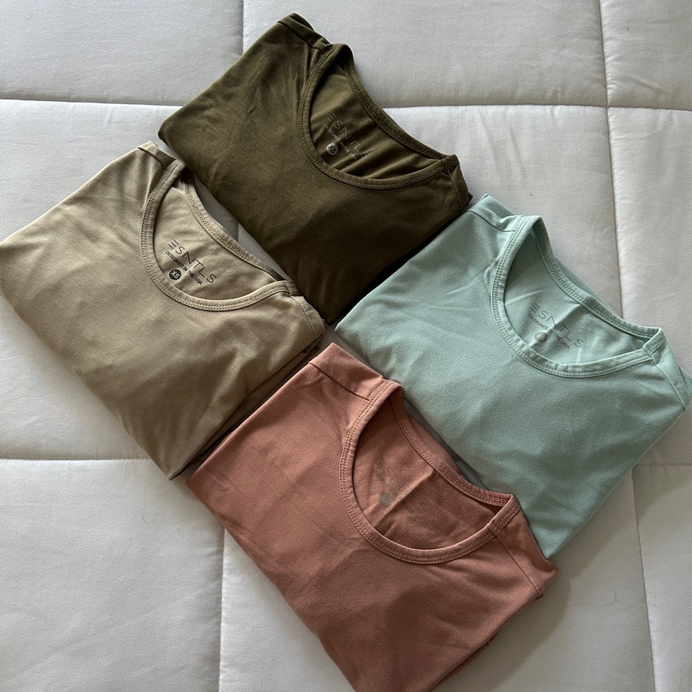 ESNTLS Men’s Long Sleeve T-shirts Bundle